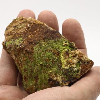 Pyromorphite verte, L’Argentolle, Saint-Prix, Saône-et-Loire.