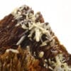 Pyromorphite sur Baryte, mine du Rossignol, Chaillac, Indre.