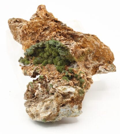 Pyromorphite verte de la mine de Vézis, dans l'Aveyron.