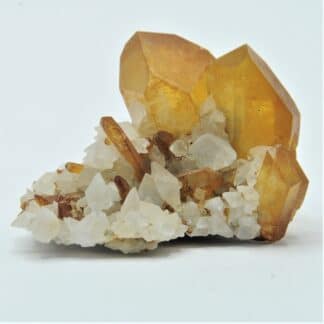 Calcite et Quartz oxydé, Le Noirey, Maurienne, Savoie.