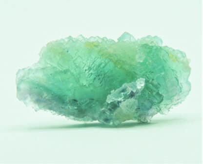 Fluorite (Fluorine) verte, Mine de La Barre, Saint-Jacques-d’Ambur, Puy-de-Dôme.