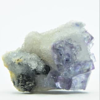 Pyrrhotine (Pyrrhotite), Fluorite et Quartz, Mine de Fontsante, Var.