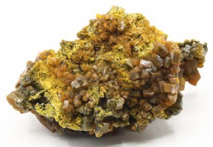 Pyromorphite vert brun, mine des Farges, Ussel, Corrèze.