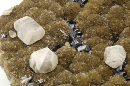 Calcite, blende et sidérite, carrière de Peyrebrune, Tarn.