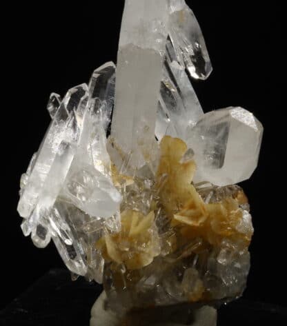 Quartz à ame et Mésitine, Mines de La Mure, Matheysine, Isère.