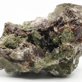 Epidote et grenat, Carrière de Trapp, Raon L’Etape, Vosges.