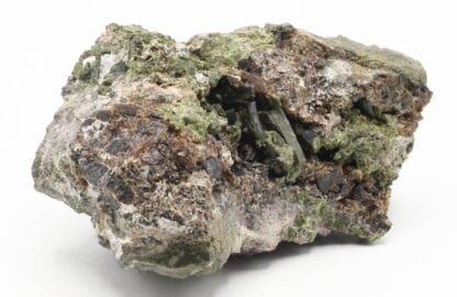 Epidote et grenat, Carrière de Trapp, Raon L’Etape, Vosges.