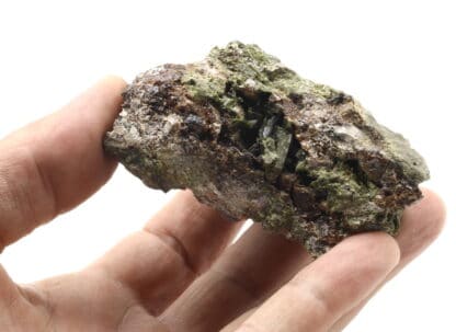 Epidote et grenat, Carrière de Trapp, Raon L’Etape, Vosges.