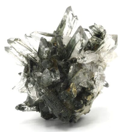 Quartz et chlorite, barrage de Grand’Maison, Vaujany, Isère.