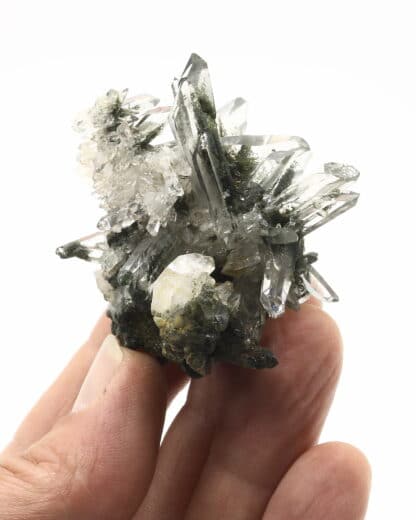 Quartz et chlorite, barrage de Grand’Maison, Vaujany, Isère.