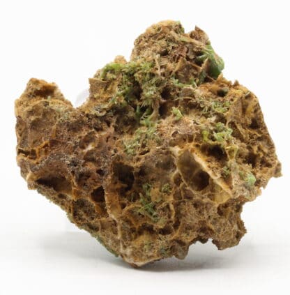 Pyromorphite verte, Steinbach dans le Haut-Rhin en Alsace.