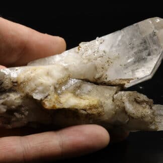 Quartz, combe de Bellaval, vallée des Glaciers, Savoie.