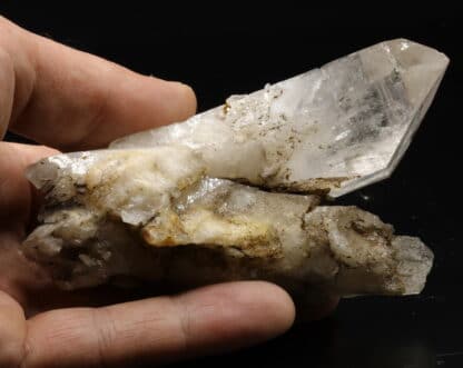 Quartz, combe de Bellaval, vallée des Glaciers, Savoie.