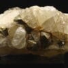 Calcite et Pyrite, mine de fer de Joudreville (Piennes), Meurthe-et-Moselle.