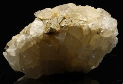 Calcite et Pyrite, mine de fer de Joudreville (Piennes), Meurthe-et-Moselle.