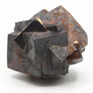 Pyrite pseudomorphose en goethite, La Morte, Isère.