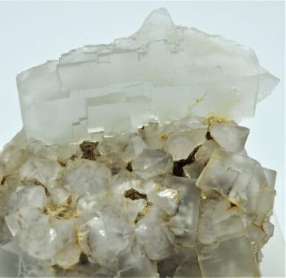 Fluorite (Fluorine) et Quartz, Montroc, Tarn.