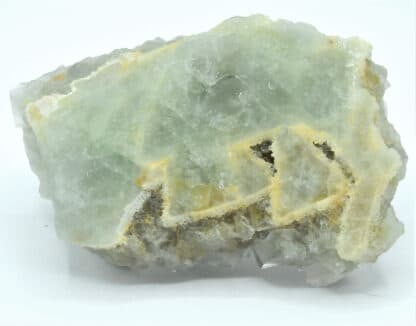 Fluorine et cristaux de barytine (Baryte), Mine de l’Avellan, Var.