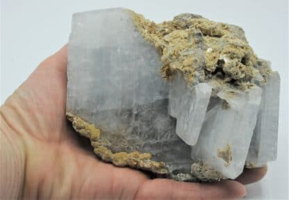 Baryte (Barytine) bleutée, La Mure, Isère.