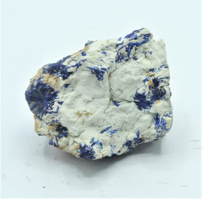 Halloysite et Chessylite (Azurite), Chessy-les-Mines, Rhône.