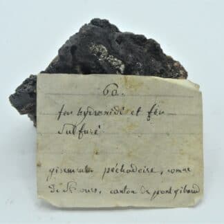 Pyrite et Limonite, Peschadoires, Pontgibaud, Puy-de-Dôme, Auvergne.