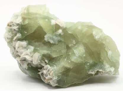 Fluorite verte et Barytine, Saint-Augustin, mine de Fontsante, Var.