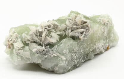 Fluorite verte et Barytine, Saint-Augustin, mine de Fontsante, Var.