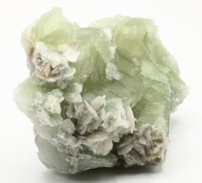 Fluorite verte et Barytine, Saint-Augustin, mine de Fontsante, Var.