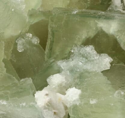 Fluorite verte et Barytine, Saint-Augustin, mine de Fontsante, Var.