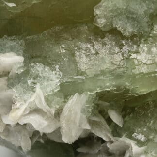 Fluorite verte et Barytine, Saint-Augustin, mine de Fontsante, Var.