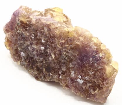 Fluorite violette et jaune, mine de Fontsante, Var.