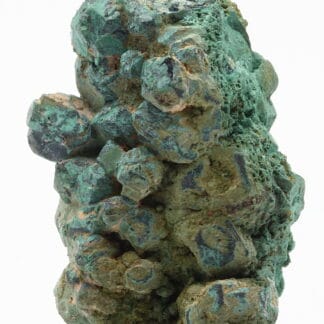 Pseudomorphose de cuprite en malachite, mine de Chessy, Rhône.