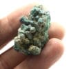 Pseudomorphose de cuprite en malachite, mine de Chessy, Rhône.