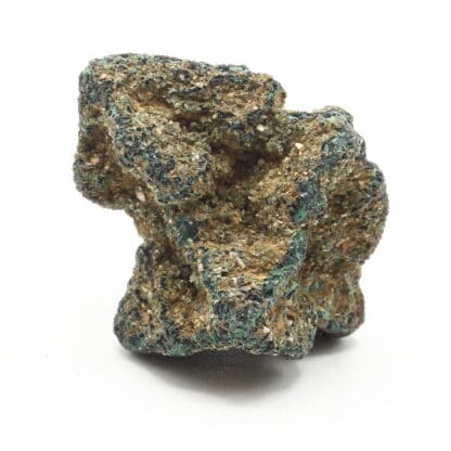 Cuprite érodée, pseudomorphose de malachite, Chessy, Rhône.