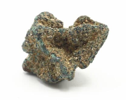 Cuprite érodée, pseudomorphose de malachite, Chessy, Rhône.