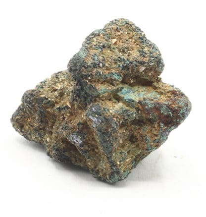 Cuprite érodée, pseudomorphose de malachite, Chessy, Rhône.