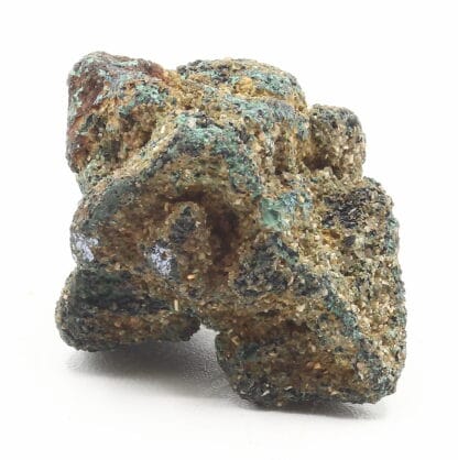 Cuprite érodée, pseudomorphose de malachite, Chessy, Rhône.