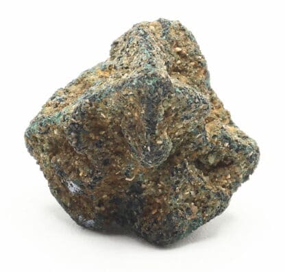 Cuprite érodée, pseudomorphose de malachite, Chessy, Rhône.