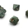 14 Cristaux de Cuprite pseudomorphosée en malachite de Chessy.