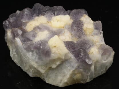 Fluorine violette octaédrique, mine de Maine-Reclesne, Saône-et-Loire.