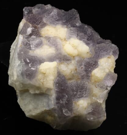 Fluorine violette octaédrique, mine de Maine-Reclesne, Saône-et-Loire.