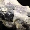 Fluorite et galène, mine de Durfort, Le Vigan, Gard.