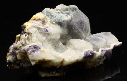 Fluorine et quartz, Pont des Bouyges, Moustier-Ventadour, Corrèze.