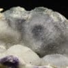Fluorine et quartz, Pont des Bouyges, Moustier-Ventadour, Corrèze.