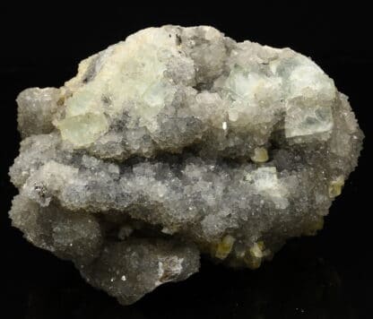 Baryte, Quartz et Fluorite, La Dreyt, près de Langeac, Haute-Loire.