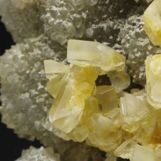 Baryte, Quartz et Fluorite, La Dreyt, près de Langeac, Haute-Loire.