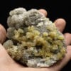 Baryte, Quartz et Fluorite, La Dreyt, près de Langeac, Haute-Loire.