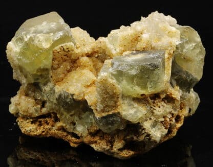 Fluorite verte et quartz, Aurouze, Mazerat-Aurouze, Brioude, Haute-Loire.