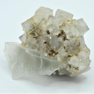 Fluorite (Fluorine) et Quartz, Montroc, Tarn.