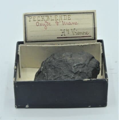 Pechblende, Haute-Vienne, Limousin, Ex Deyrolle.